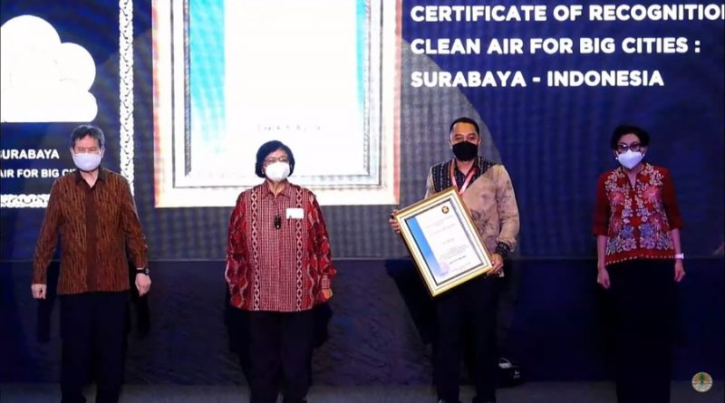 Penghargaan Udara Terbersih se-Asia Tenggara untuk Kota Surabaya
